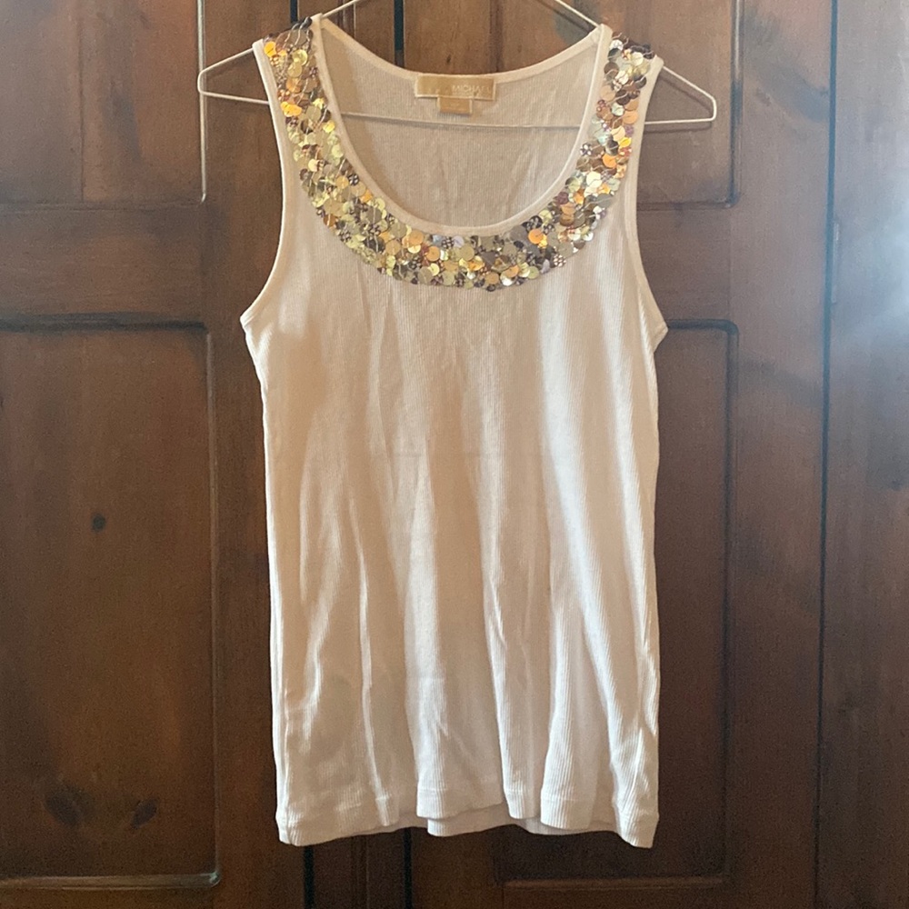 Michael Kors sequin tank top